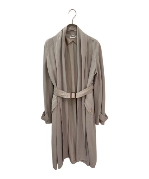 MaxMara（マックスマーラ）MaxMara (マックスマーラ) ベルテッドコート グレー サイズ:40の古着・服飾アイテム