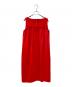 FOXEY NEWYORK (フォクシーニューヨーク) ノースリーブワンピース　41710-NS00F618L レッド サイズ:38：30000円