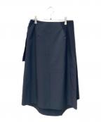 Mfil TRUNKエムフィル トランク）の古着「バックデザインスカート」｜ブラック