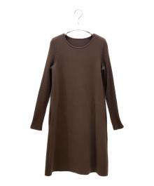 FOXEY（フォクシー）の古着「ニットワンピース」｜ブラウン