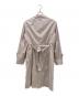 Max Mara Studio (マックスマーラ ストゥディオ) ベルテッドナイロンコート/トレンチコート ライトピンク サイズ:42：18000円