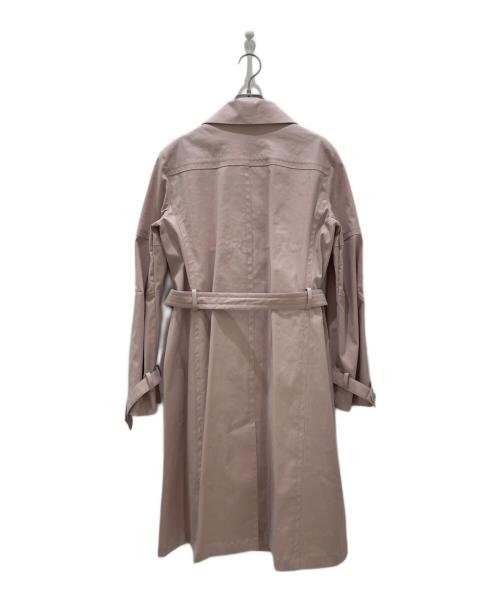 CELINE（セリーヌ）CELINE (セリーヌ) ベルテッドトレンチコート ピンクベージュ サイズ:40の古着・服飾アイテム