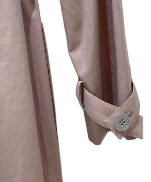 CELINE（セリーヌ）CELINE (セリーヌ) ベルテッドトレンチコート ピンクベージュ サイズ:40の古着・服飾アイテム