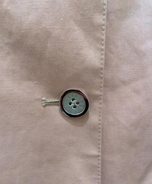 CELINE（セリーヌ）CELINE (セリーヌ) ベルテッドトレンチコート ピンクベージュ サイズ:40の古着・服飾アイテム