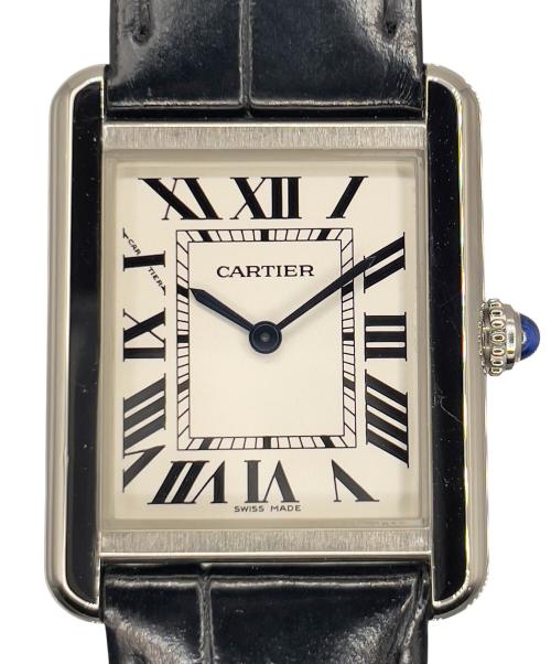 Cartier（カルティエ）Cartier (カルティエ) タンクソロSM/リストウォッチ 白文字盤 サイズ:SMの古着・服飾アイテム