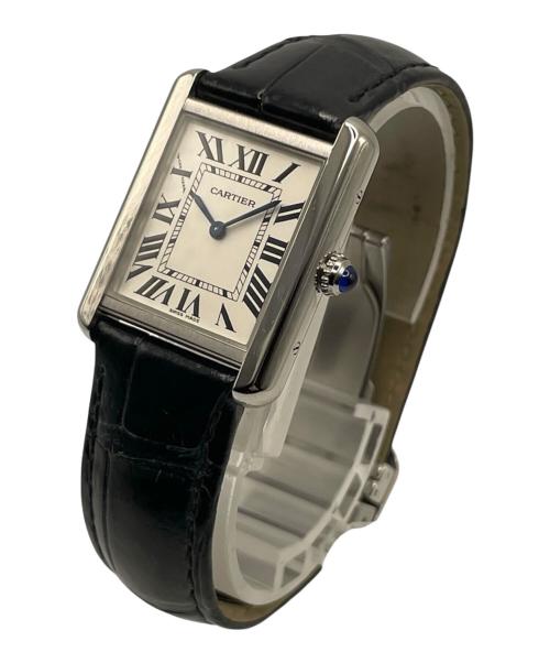 Cartier（カルティエ）Cartier (カルティエ) タンクソロSM/リストウォッチ 白文字盤 サイズ:SMの古着・服飾アイテム