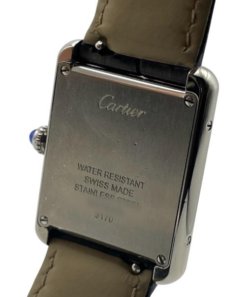 Cartier（カルティエ）Cartier (カルティエ) タンクソロSM/リストウォッチ 白文字盤 サイズ:SMの古着・服飾アイテム