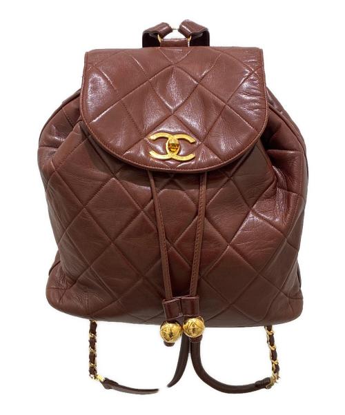 CHANEL（シャネル）CHANEL (シャネル) マトラッセリュックサック ブラウンの古着・服飾アイテム