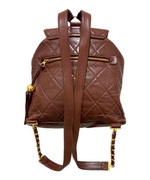 CHANEL（シャネル）CHANEL (シャネル) マトラッセリュックサック ブラウンの古着・服飾アイテム
