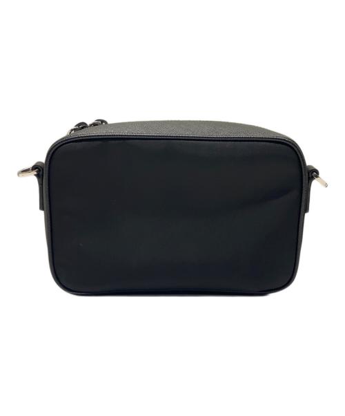 PRADA（プラダ）PRADA (プラダ) ブリック Re-Nylon xサフィアーノレザー バッグ　2VH070 ブラックの古着・服飾アイテム