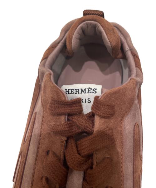 HERMES（エルメス）HERMES (エルメス) Jet Sneaker ブラウン サイズ:37の古着・服飾アイテム