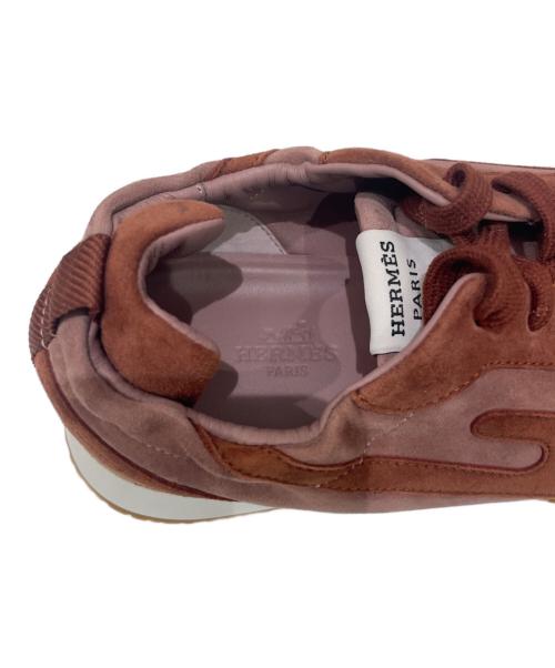 HERMES（エルメス）HERMES (エルメス) Jet Sneaker ブラウン サイズ:37の古着・服飾アイテム