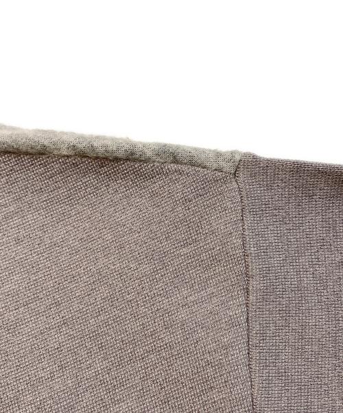 SPORT MAX CODE（スポーツマックスコード）SPORT MAX CODE (スポーツマックスコード) 切替ニット グレー×ピンク サイズ:Ｍの古着・服飾アイテム