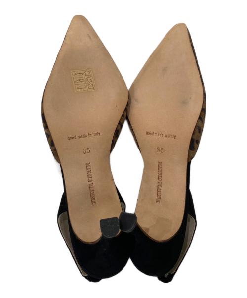 Manolo Blahnik（マノロブラニク）Manolo Blahnik (マノロブラニク) ハイヒールパンプス ブラウン サイズ:35の古着・服飾アイテム