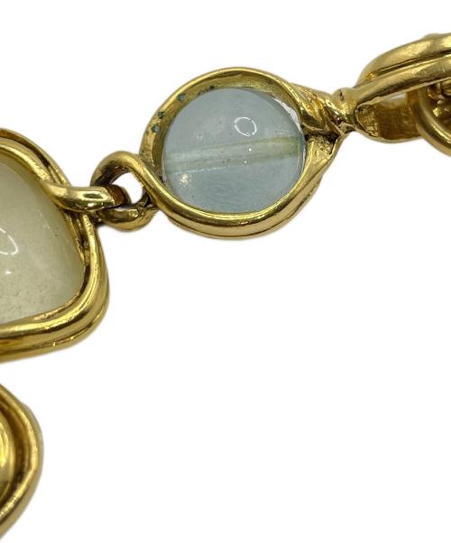 CHANEL（シャネル）CHANEL (シャネル) ココマークグリポアネックレス ゴールド×マルチカラー サイズ:-の古着・服飾アイテム