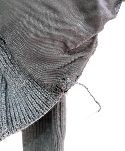 PRADA（プラダ）PRADA (プラダ) ジップアップブルゾン ライトグレー サイズ:36の古着・服飾アイテム