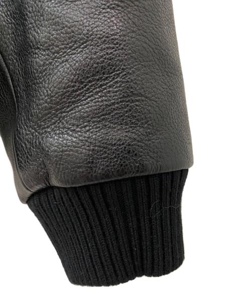 PRADA（プラダ）PRADA (プラダ) レザージャケット ブラック サイズ:36の古着・服飾アイテム