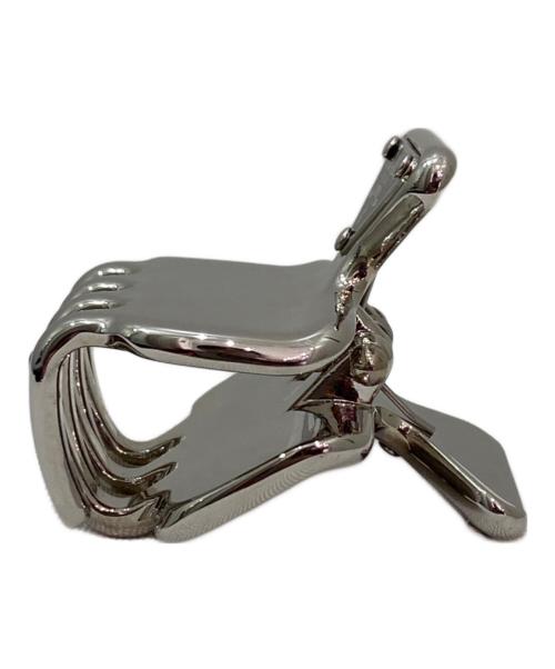 PRADA（プラダ）PRADA (プラダ) メタル クロウクリップ シルバーの古着・服飾アイテム