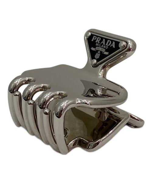 PRADA（プラダ）PRADA (プラダ) メタル クロウクリップ シルバーの古着・服飾アイテム