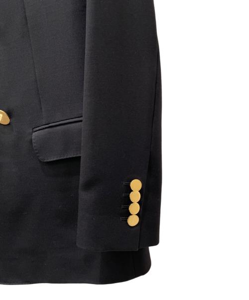 CELINE（セリーヌ）CELINE (セリーヌ) ダブルブレストロングテーラードジャケット ブラック サイズ:36の古着・服飾アイテム