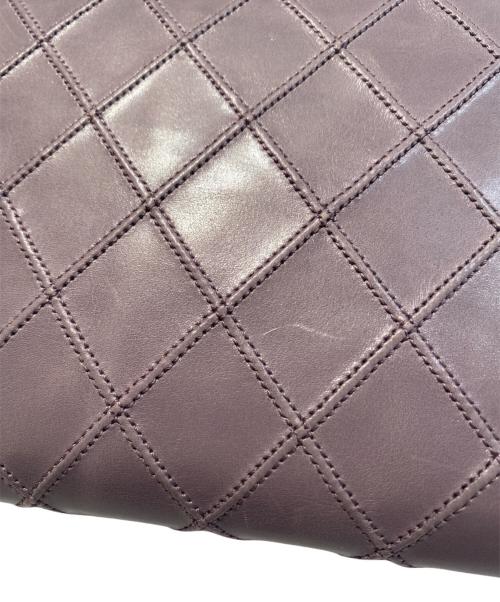CHANEL（シャネル）CHANEL (シャネル) マトラッセロングウォレット パープルの古着・服飾アイテム
