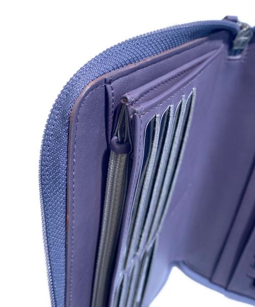 CHANEL（シャネル）CHANEL (シャネル) マトラッセロングウォレット パープルの古着・服飾アイテム
