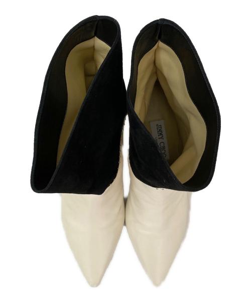 JIMMY CHOO（ジミーチュウ）JIMMY CHOO (ジミーチュウ) ショートブーツ ホワイト サイズ:38の古着・服飾アイテム
