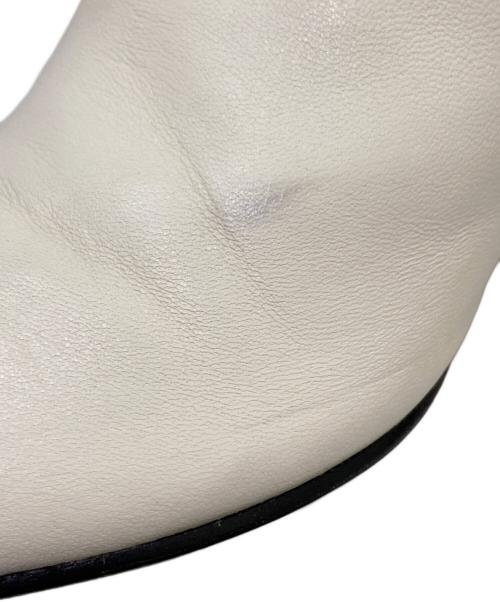 JIMMY CHOO（ジミーチュウ）JIMMY CHOO (ジミーチュウ) ショートブーツ ホワイト サイズ:38の古着・服飾アイテム