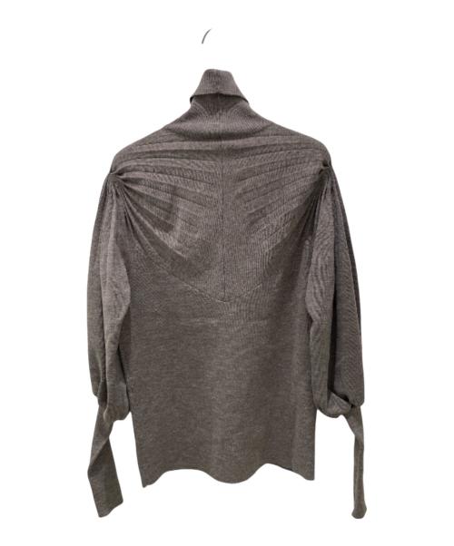 CELINE（セリーヌ）CELINE (セリーヌ) ウールハイネックニット チャコールグレー サイズ:Mの古着・服飾アイテム