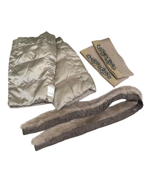 'S Max Mara（エスマックスマーラ）'S Max Mara (エスマックスマーラ) フード付きダウンコート ベージュ サイズ:38の古着・服飾アイテム