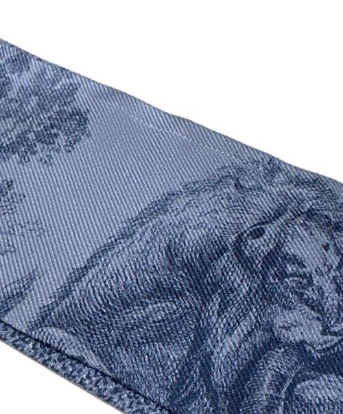 Christian Dior（クリスチャン ディオール）Christian Dior (クリスチャン ディオール) ミッツァ トワル ドゥ ジュイ ソヴァージュ スカーフ ブルーの古着・服飾アイテム