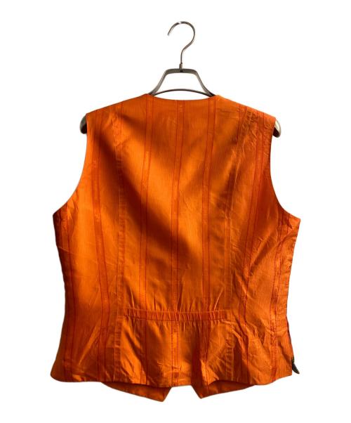 HERMES（エルメス）HERMES (エルメス) シルクベスト オレンジ サイズ:42の古着・服飾アイテム