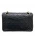 CHANEL (シャネル) マトラッセ23/ダブルフラップチェーンショルダーバッグ ブラック サイズ:23：330000円