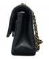 中古・古着 CHANEL (シャネル) マトラッセ23/ダブルフラップチェーンショルダーバッグ ブラック サイズ:23：330000円