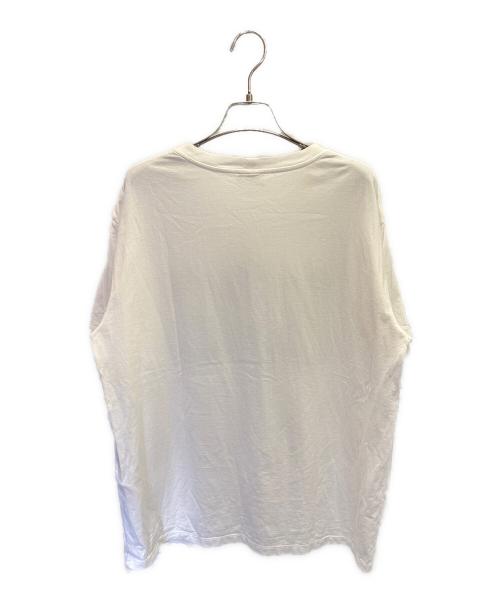 CELINE（セリーヌ）CELINE (セリーヌ)  トリオンフ プリント ルーズTシャツ ホワイト サイズ:Sの古着・服飾アイテム