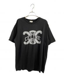 CELINE（セリーヌ）の古着「ルーズTシャツ」｜ブラック