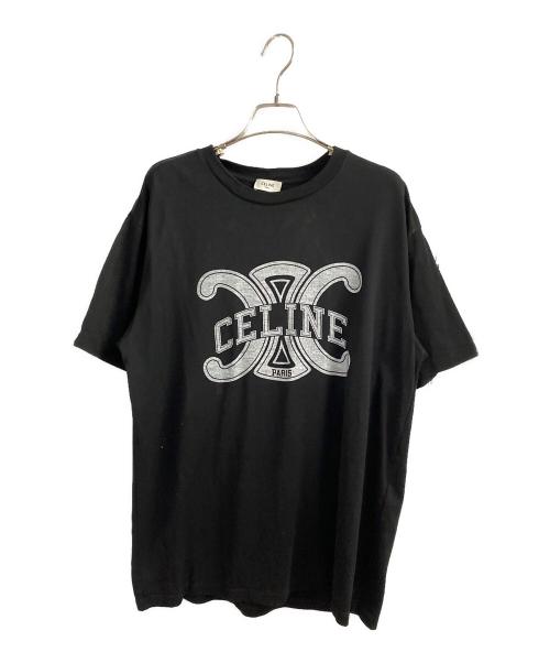 CELINE（セリーヌ）CELINE (セリーヌ) ルーズTシャツ ブラック サイズ:Sの古着・服飾アイテム