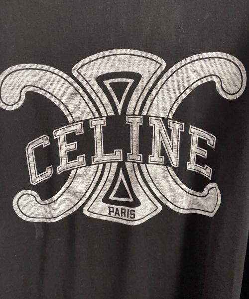 CELINE（セリーヌ）CELINE (セリーヌ) ルーズTシャツ ブラック サイズ:Sの古着・服飾アイテム