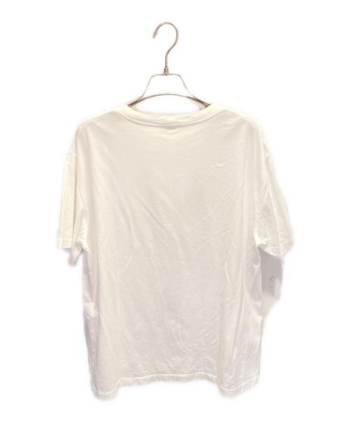 CELINE（セリーヌ）CELINE (セリーヌ) happy happyプリント入り ルーズTシャツ ホワイト サイズ:Sの古着・服飾アイテム