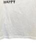 中古・古着 CELINE (セリーヌ) happy happyプリント入り ルーズTシャツ ホワイト サイズ:S：45000円