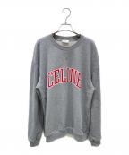 CELINEセリーヌ）の古着「ロゴ ルーズフィット スウェット」｜グレー