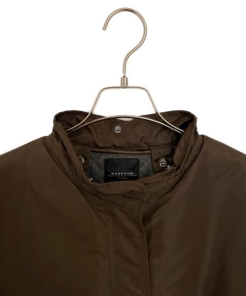 WEEKEND Max Mara（ウィークエンド マックスマーラ）WEEKEND Max Mara (ウィークエンド マックスマーラ) フードファー付きジャケット オリーブ サイズ:40の古着・服飾アイテム