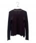 CELINE (セリーヌ) 長袖ニットカットソー ブラウン×ピンク サイズ:M：11000円