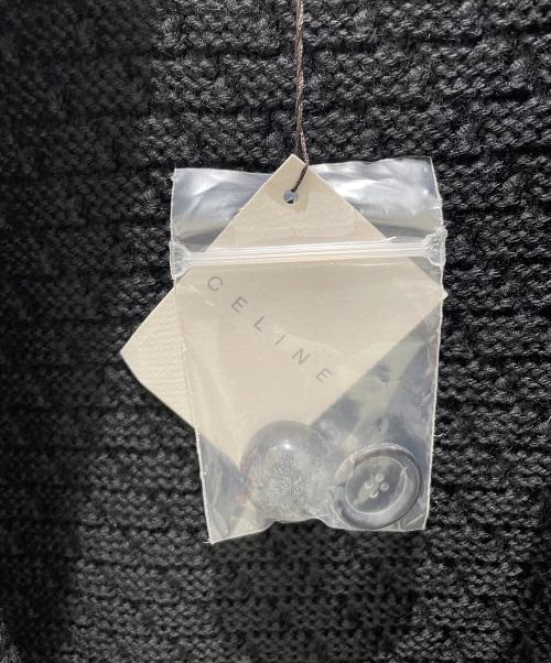 CELINE（セリーヌ）CELINE (セリーヌ) ケーブルニットジャケット ブラック サイズ:M 未使用品の古着・服飾アイテム