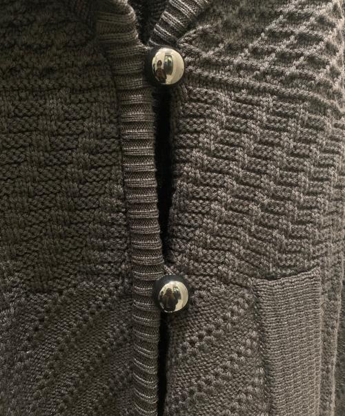 CELINE（セリーヌ）CELINE (セリーヌ) ケーブルニットジャケット ブラック サイズ:M 未使用品の古着・服飾アイテム