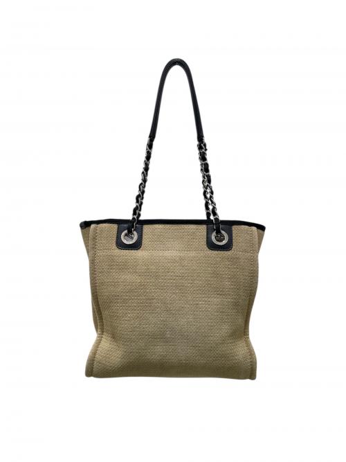 CHANEL（シャネル）CHANEL (シャネル) ドーヴィルPM ベージュ サイズ:PMの古着・服飾アイテム