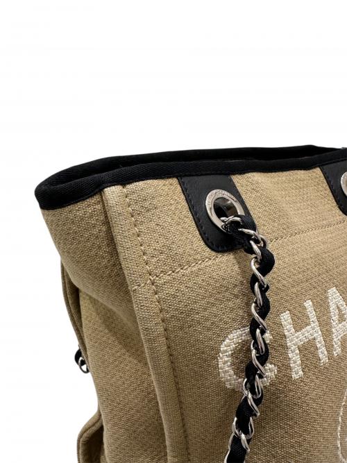 CHANEL（シャネル）CHANEL (シャネル) ドーヴィルPM ベージュ サイズ:PMの古着・服飾アイテム