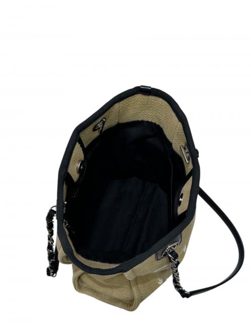 CHANEL（シャネル）CHANEL (シャネル) ドーヴィルPM ベージュ サイズ:PMの古着・服飾アイテム