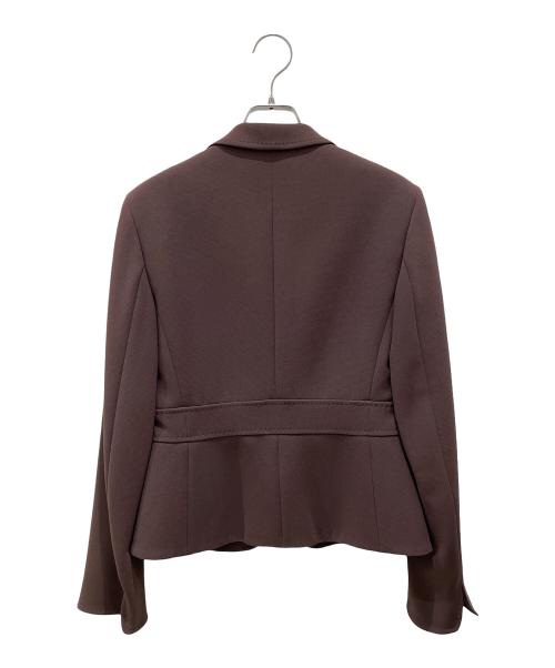 MaxMara（マックスマーラ）MaxMara (マックスマーラ) セットアップスカートスーツ ブラウン サイズ:36の古着・服飾アイテム