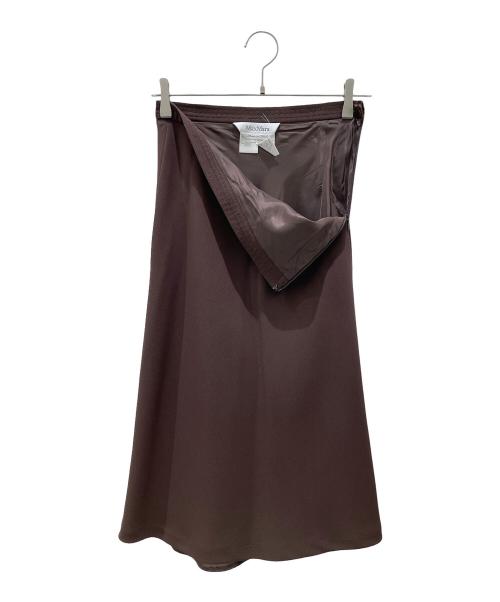 MaxMara（マックスマーラ）MaxMara (マックスマーラ) セットアップスカートスーツ ブラウン サイズ:36の古着・服飾アイテム